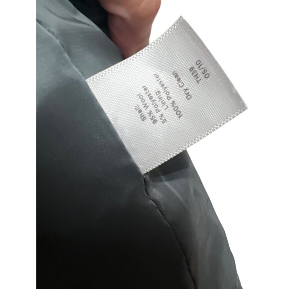 Talbots Gray Wool Ruched Classic Tailored Blazer - Picture 6 of 8